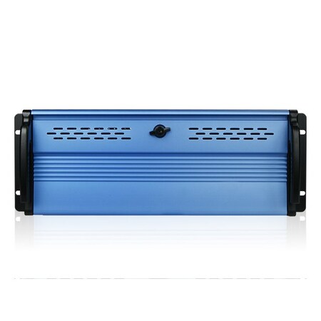 Istarusa 4U Compact Stylish Rackmount Chassis w/ 500W Redundant Power Supply D2-407-BL-50R8P8